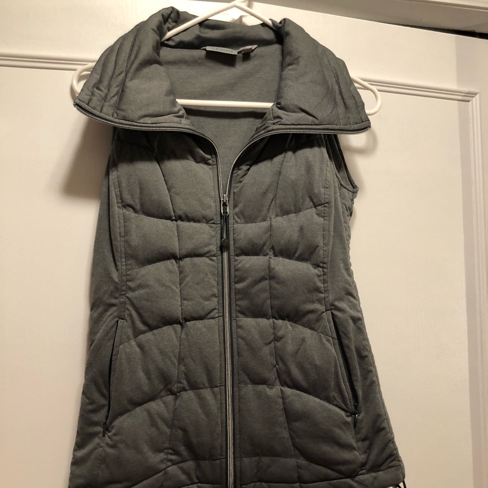 Gray Athleta light puffer vest